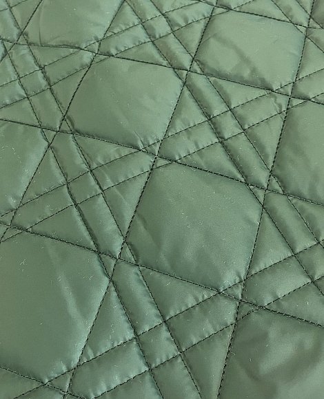 Стеганная ткань зеленая D